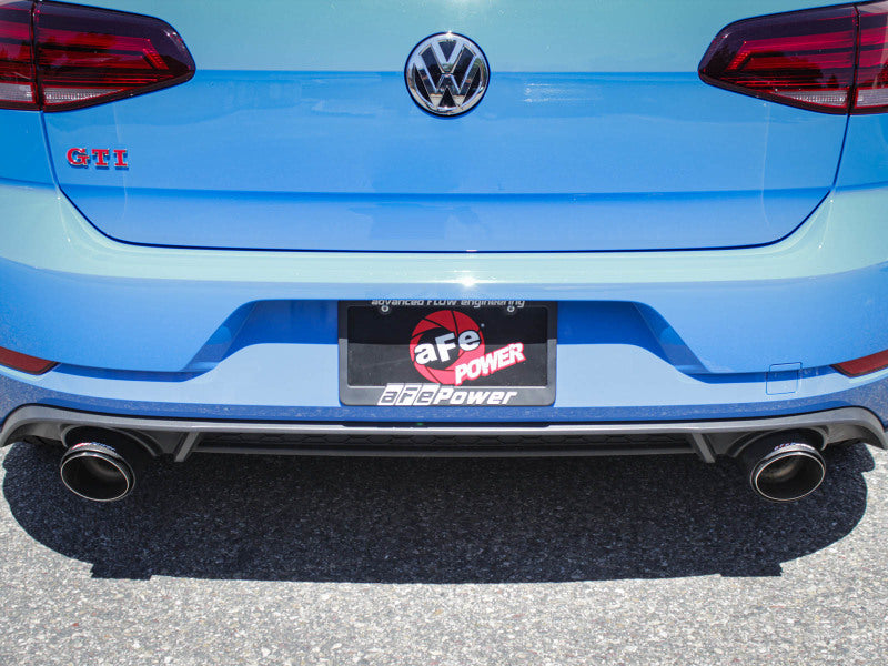 aFe 18-20 VW GTI (MK7.5) 2.0L MACH Force-Xp 3in to 2.5in 304 SS Axle-Back Exhaust System- Carb. Tips aFe
