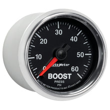 Load image into Gallery viewer, Autometer GS 52mm 0-60 psi Mechanical Boost Gauge