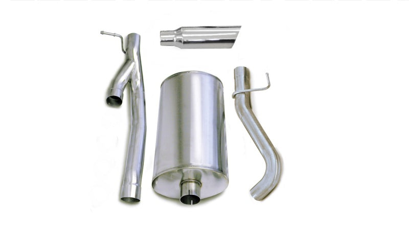 Corsa/dB 02-06 Chevrolet Silverado Crew Cab/Short Bed 2500 6.0L V8 Polished Sport Cat-Back Exhaust CORSA Performance