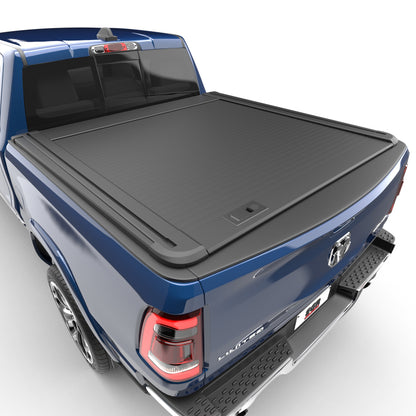 EGR 19-23 Dodge Ram 1500 Short Box RollTrac Manual Retratable Bed Cover - eliteracefab.com