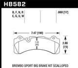 Hawk Performance HPS Brake Pads - HB582F.660