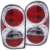 ANZO 2002-2007 Jeep Liberty Taillights Chrome