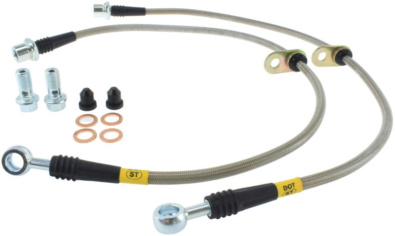 STOPTECH 00-05 CELICA GT & GT-S/05-08 SCION TC FRONT STAINLESS STEEL BRAKE LINES, 950.44005 - eliteracefab.com