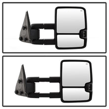 Load image into Gallery viewer, xTune Chevy Silverado 03-06 G2 Heated Smoke LED Signal Telescoping Mirrors MIR-CS03S-G2-PWH-SM-SET - eliteracefab.com