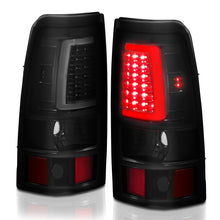 Load image into Gallery viewer, ANZO 2003-2006 Chevy Silverado 1500 LED Taillights Plank Style Black w/Smoke Lens - eliteracefab.com