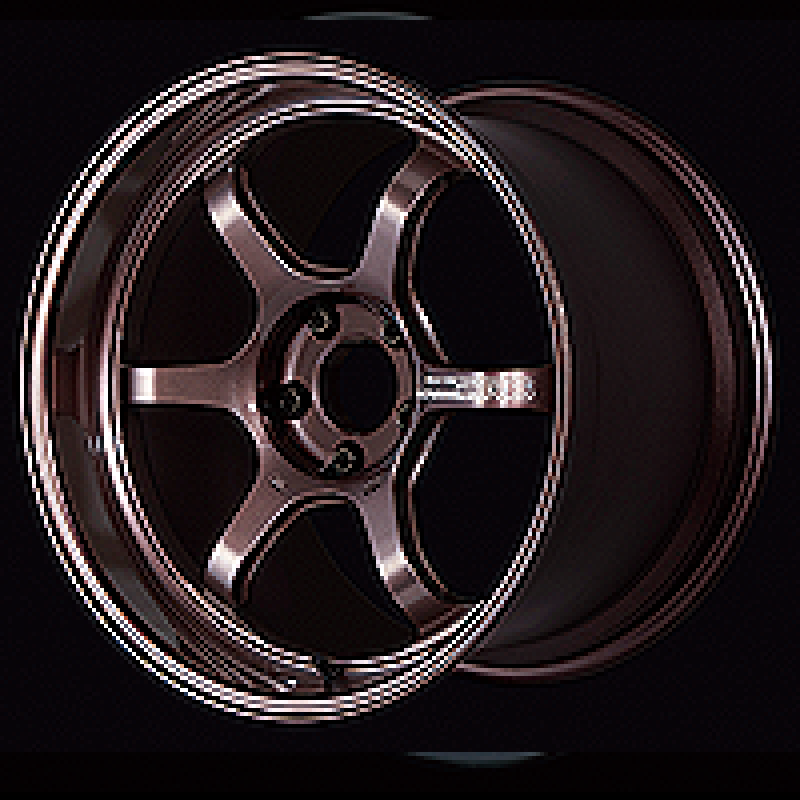 Advan YA68L24ECB R6 18x10.5 +24 5-114.3 Racing Copper Bronze Wheel