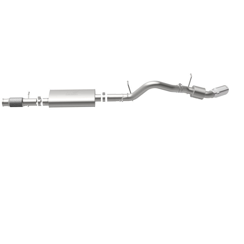 MagnaFlow MF Series SS Cat-Back Exhaust Single Passenger Side Rear Exit 2015 Cadillac Escalade Magnaflow
