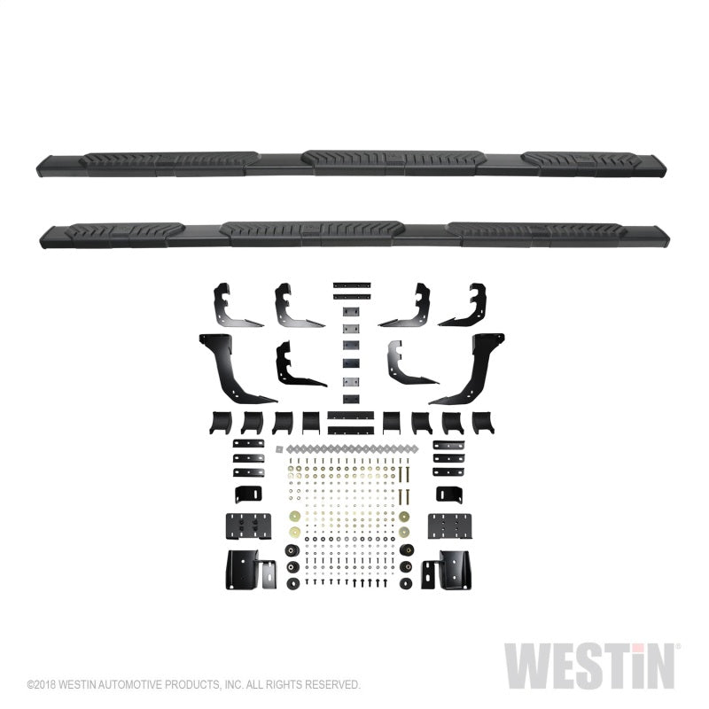 Westin 19-21 Ram 1500 Crew Cab R5 M-Series Wheel-to-Wheel Nerf Step Bars - Black - eliteracefab.com