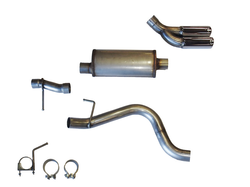 JBA 19-20 Ford Ranger EcoBoost 304SS Dual Side Rear Exit Cat-Back Exhaust w/3-1/2in Tips JBA