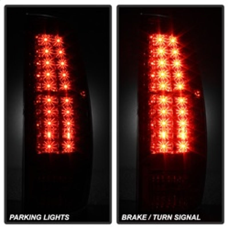 Spyder Chevy Avalanche 07-13 LED Tail Lights Smoke ALT-YD-CAV07-LED-SM - eliteracefab.com