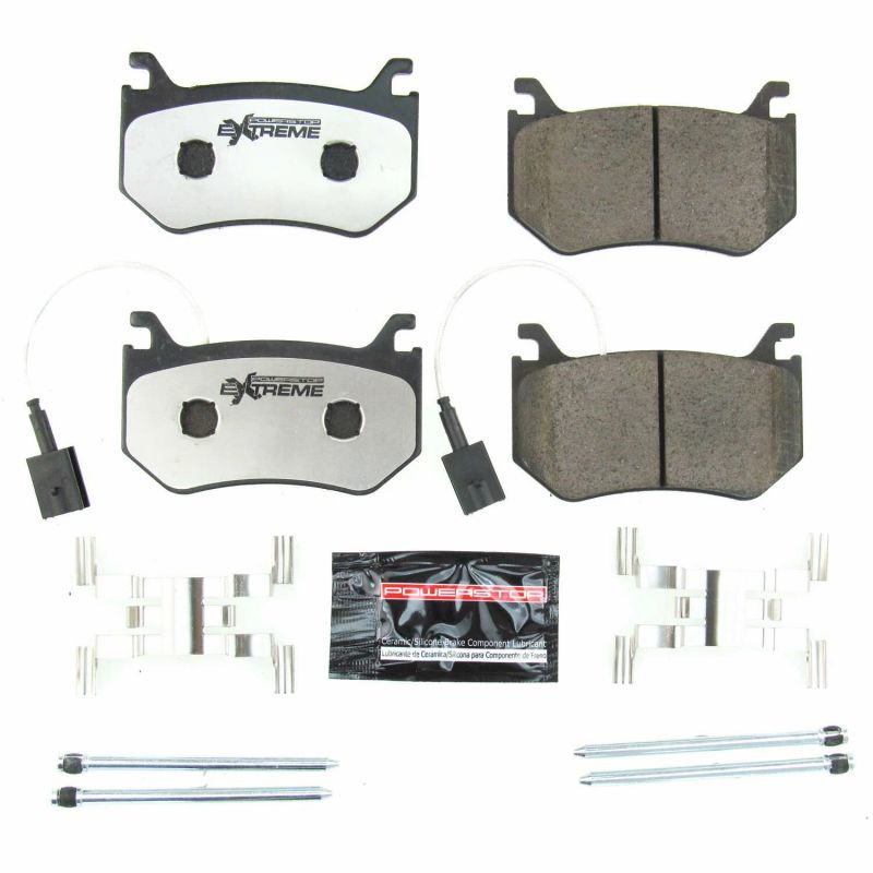 Power Stop 17-18 Alfa Romeo Giulia Rear Z26 Extreme Street Brake Pads w/Hardware - eliteracefab.com