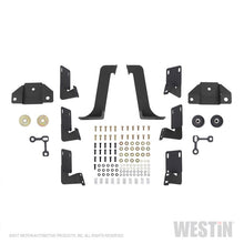 Load image into Gallery viewer, Westin 99-16 Ford F-250/350/450/550 CC (6.75ft Bed) HDX Drop Whl to Whl Nerf Step Bars - Text Blk - eliteracefab.com