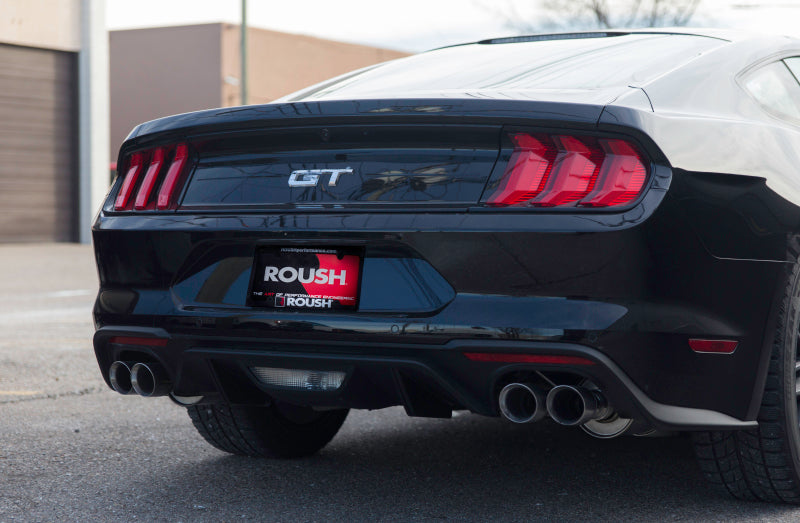 ROUSH 2018-2019 Ford Mustang 5.0L V8 Cat-Back Exhaust Kit (Fastback Only) - eliteracefab.com