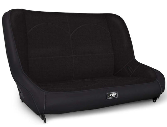 PRP Jeep CJ7/YJ Low Back Rear Bench - Black - eliteracefab.com