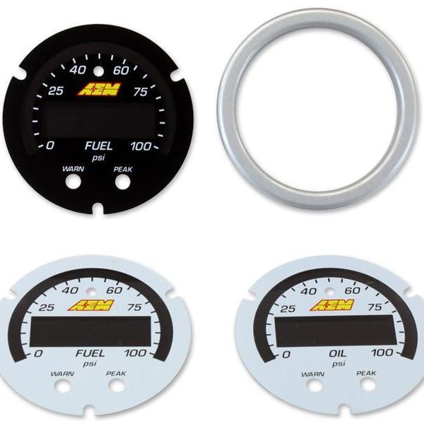AEM X-Series Pressure Gauge Accessory Kit - eliteracefab.com