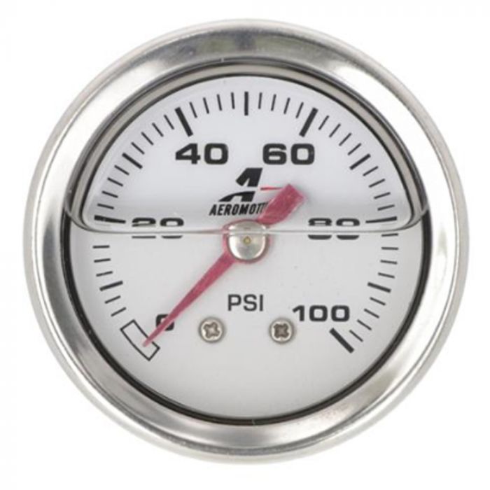 Aeromotive 0-100 PSI Fuel Pressure Gauge - eliteracefab.com