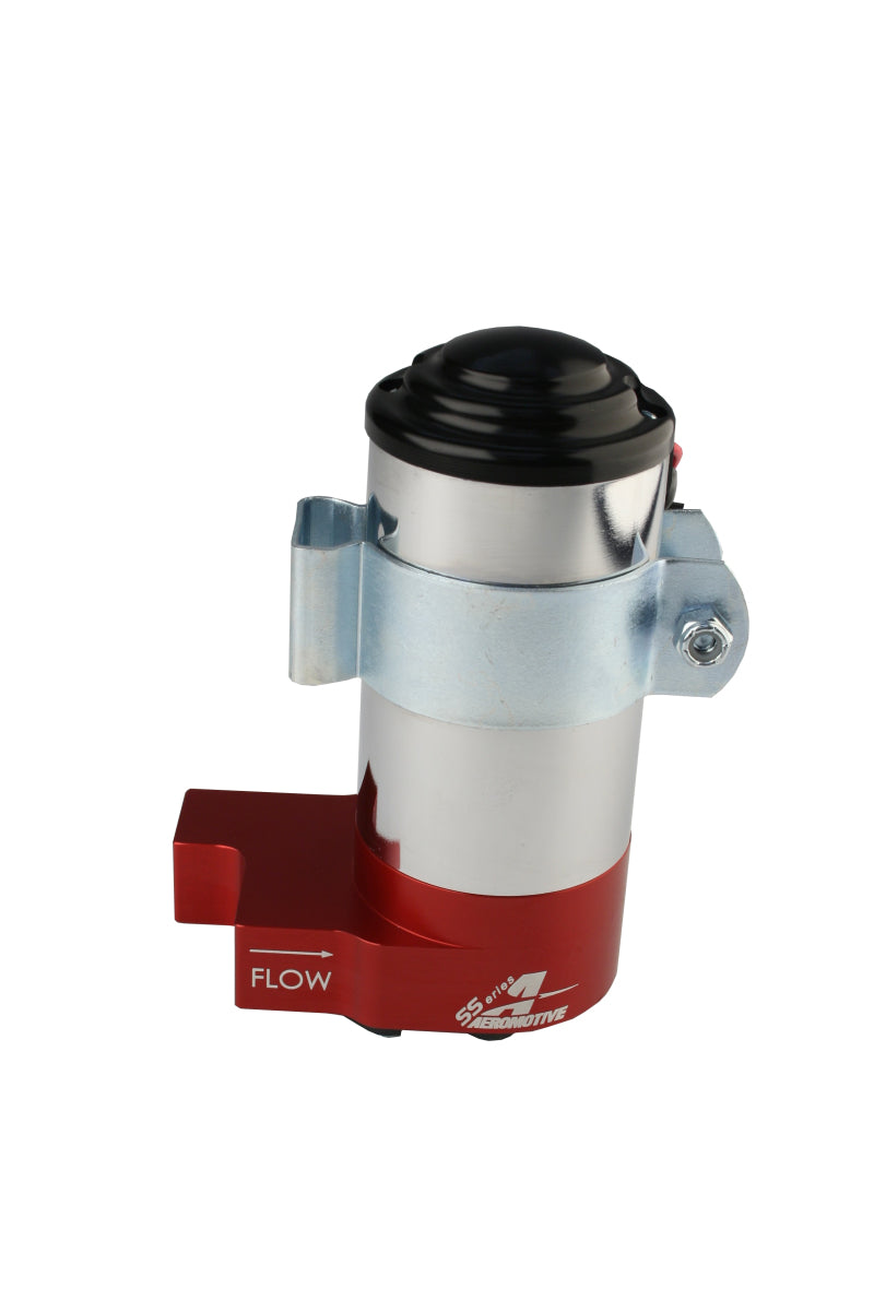 Aeromotive 11213 SS Series billet carbureted fuel pump with ORB-08 ports