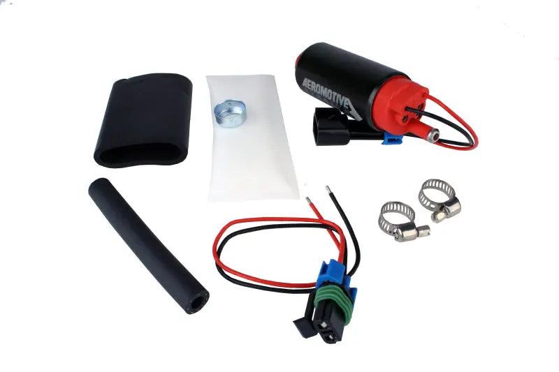 Aeromotive 11540 340LPH Stealth in-tank fuel pump with center inlet, E85 compatible high flow electric fuel pump for EFI and carbureted applications
