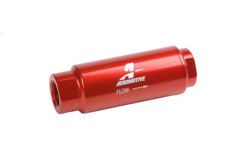 Aeromotive 12316 100 micron inline fuel filter 3/8 NPT stainless mesh