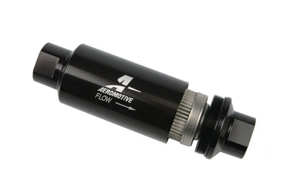 Aeromotive 12324 100 micron stainless mesh inline fuel filter ORB-10