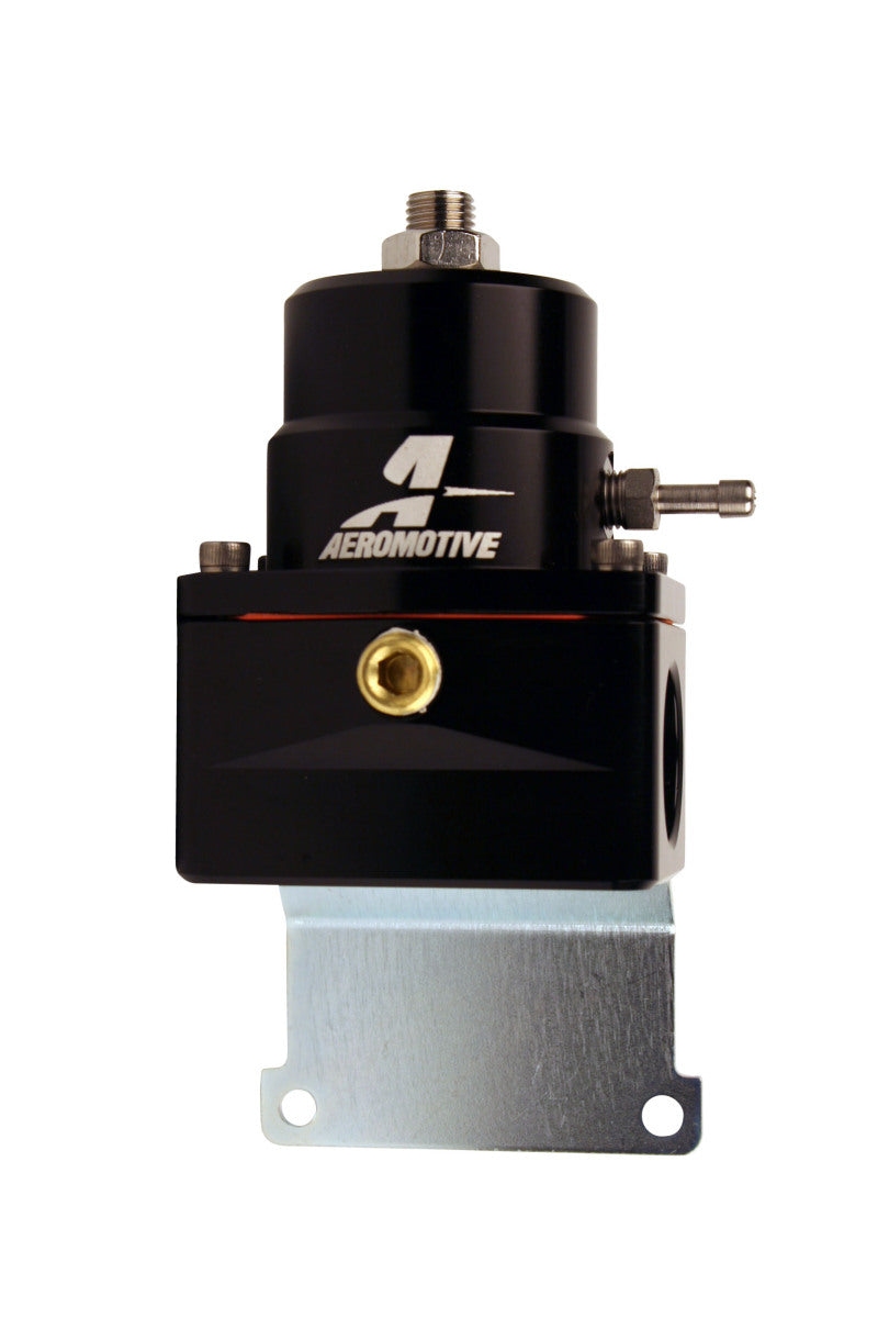 Aeromotive 13128 A1000 EFI fuel pressure regulator black ORB-10