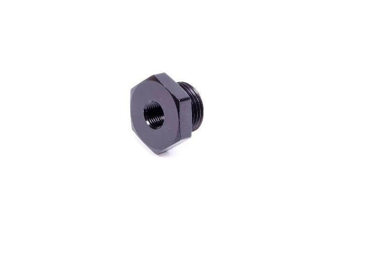 Aeromotive 15637 ORB-08 port plug with 1/8 NPT port fitting