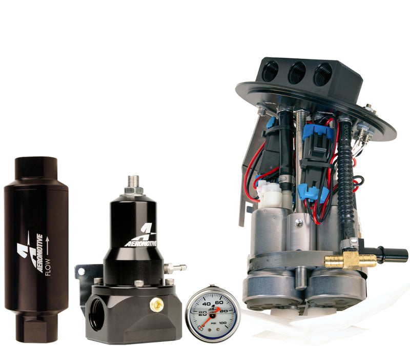 Aeromotive 17355 dual 450 LPH fuel pump kit for 2011-2020 Ford Mustang