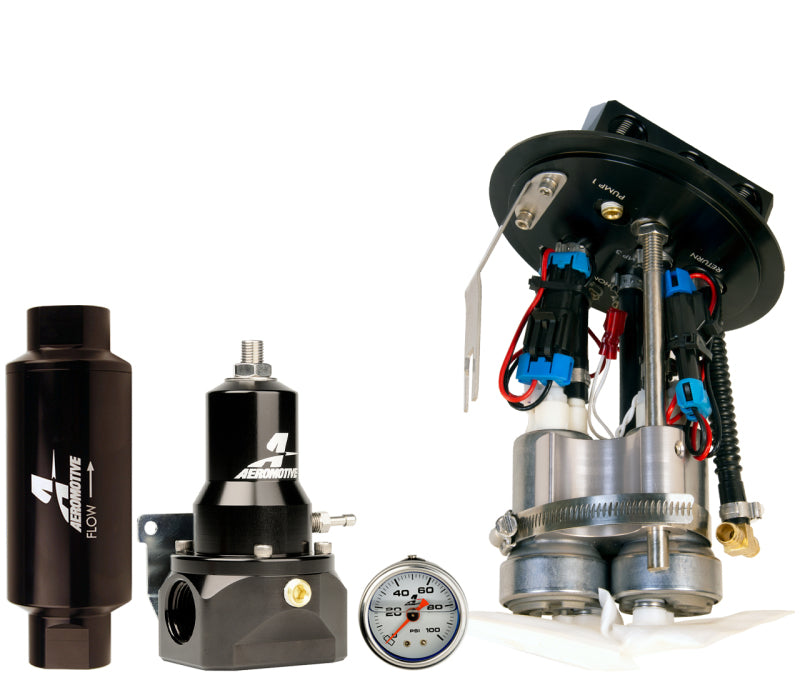 Aeromotive 17356 triple 450 LPH fuel pump kit for 2011-2020 Ford Mustang