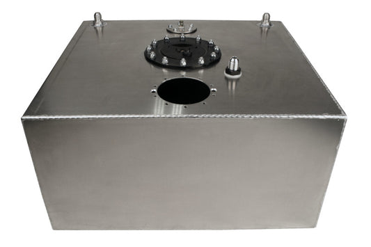 Aeromotive 18007 15 gallon aluminum replacement fuel cell with AN-08 vents and sending unit