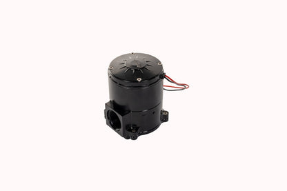 Aeromotive 24305 billet aluminum electric water pump radiator mount design with SAE-20 ORB outlet