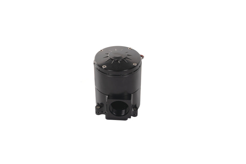 Aeromotive 24305 billet aluminum electric water pump radiator mount design with SAE-20 ORB outlet