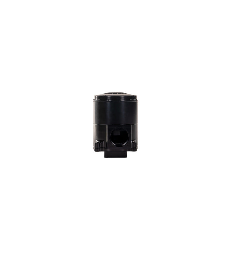 Aeromotive 24305 billet aluminum electric water pump radiator mount design with SAE-20 ORB outlet