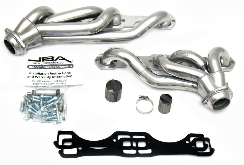 JBA 87-91 Chevrolet Blazer 5.0L/5.7L w/o A.I.R. 1-5/8in Primary Silver Ctd Cat4Ward Header JBA