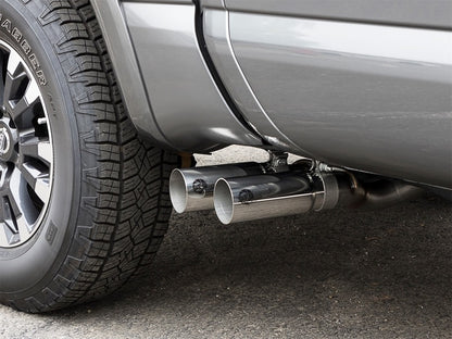 aFe POWER Rebel Series 2-1/2in 409 SS Cat Back Exhaust w/ Polished Tips 16-17 Nissan Titan V8 5.6L aFe