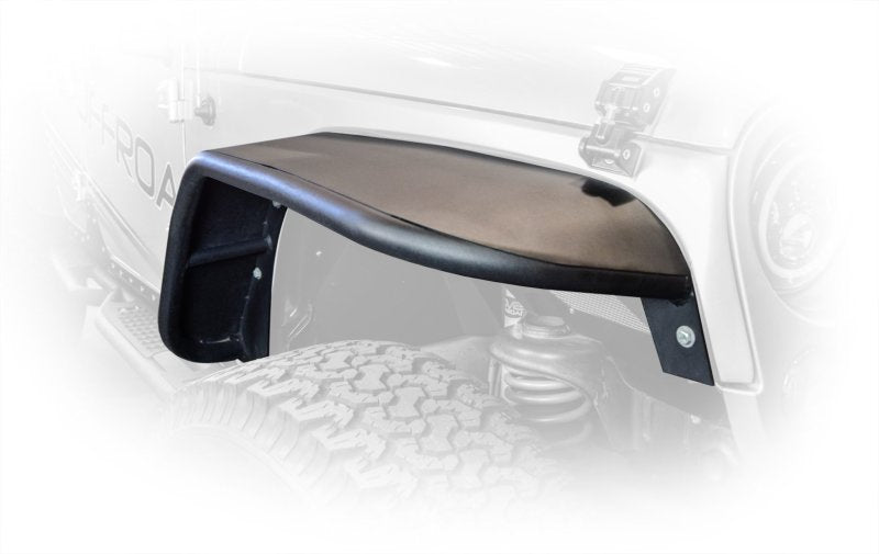 DV8 Offroad 07-18 Jeep Wrangler JK Front & Rear Flat Tube Fenders - eliteracefab.com