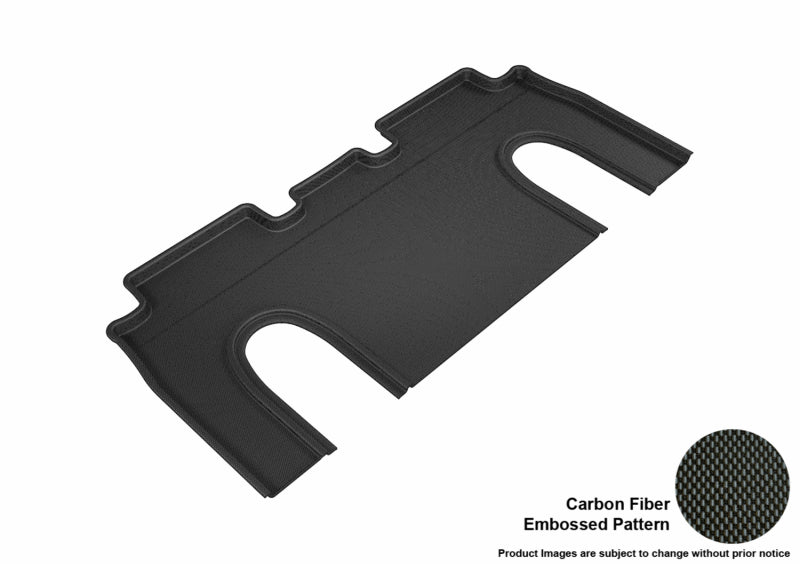 3D MAXpider 2016-2020 Tesla Model X 6-Seats Kagu 2nd Row Floormats - Black - eliteracefab.com