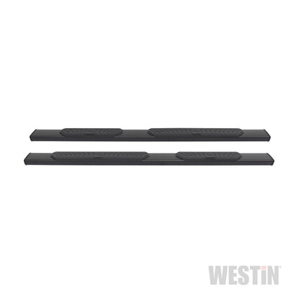 Westin 2007-2018 Chevy Silverado Crew Cab R5 Nerf Step Bars - Black - eliteracefab.com