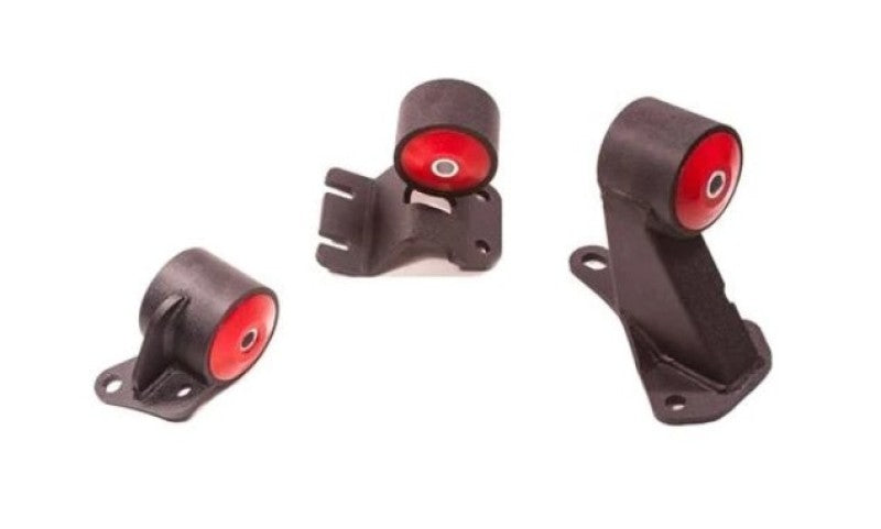 Innovative 90-93 Integra B-Series Black Steel Mounts 85A Bushings (Auto to Manual Hydro)