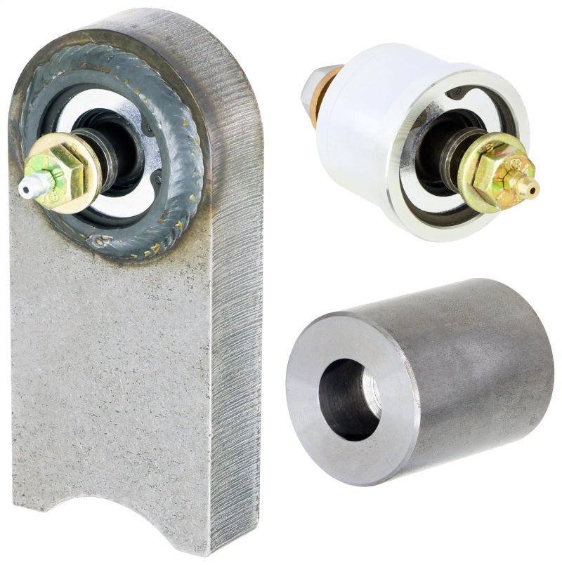 RockJock TJ/LJ/XJ/MJ Johnny Joint Kit Front End Housing 30 or 44 w/ Greasable 1/2in Thru Bolts RockJock