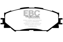 Load image into Gallery viewer, EBC 10-12 Lexus HS250h 2.4 Hybrid Greenstuff Front Brake Pads - eliteracefab.com