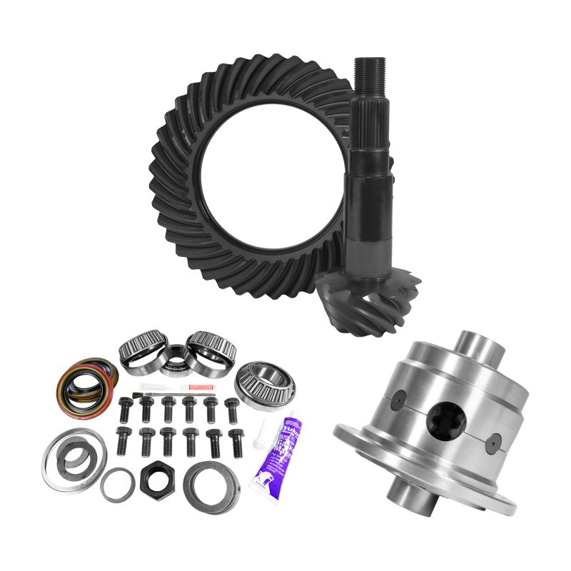 Yukon 11.25in Dana 80 3.54 Rear Ring & Pinion Install Kit 35 Spline Positraction 4.375in BRG Yukon Gear & Axle