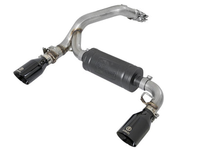 aFe Takeda 3in 304 SS Axle-Back Exhaust System w/ Black Tip 16-18 Ford Focus RS 2.3L (t) aFe