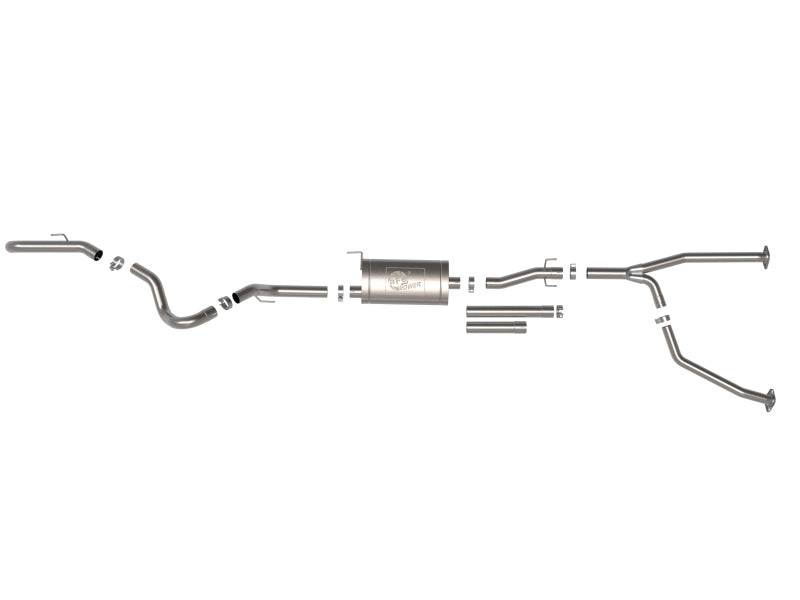 aFe 2022 Toyota Tundra V6-3.5L (tt) Apollo GT Series Hi-Tuck 2.5in to 3in 409 SS Cat-Back Exhaust aFe