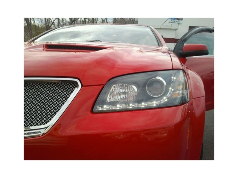 Spyder Pontiac G8 08-09 Projector Headlights DRL Black High H1 Low H7 PRO-YD-PG808-DRL-BK - eliteracefab.com