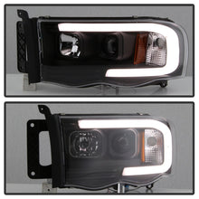 Load image into Gallery viewer, Spyder 02-05 Dodge Ram 1500 Light Bar Projector Headlights - Black (PRO-YD-DR02V2-LB-BK) - eliteracefab.com