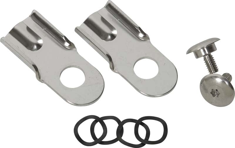 Kentrol 76-86 Jeep CJ8/CJ8 Tailgate Latch Pair CJ7/CJ8 - Polished Silver - eliteracefab.com