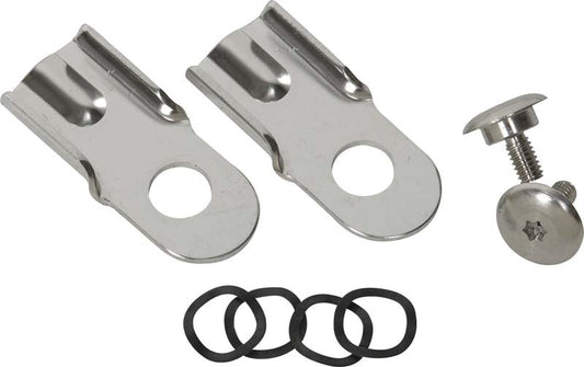 Kentrol 76-86 Jeep CJ8/CJ8 Tailgate Latch Pair CJ7/CJ8 - Polished Silver - eliteracefab.com