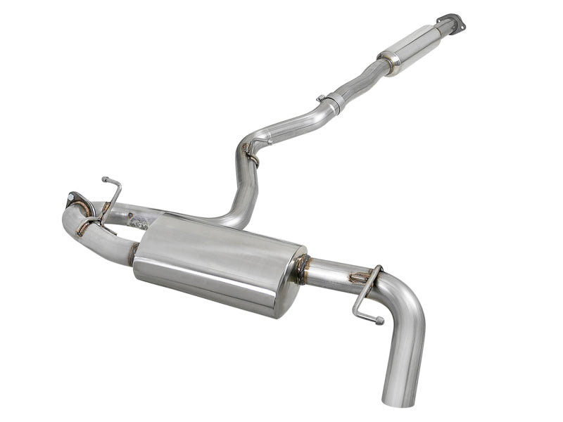 aFe POWER Takeda 2.5in 304 SS Cat-Back Exhaust System Subaru Crosstrek 18-19 H4-2.0L - eliteracefab.com