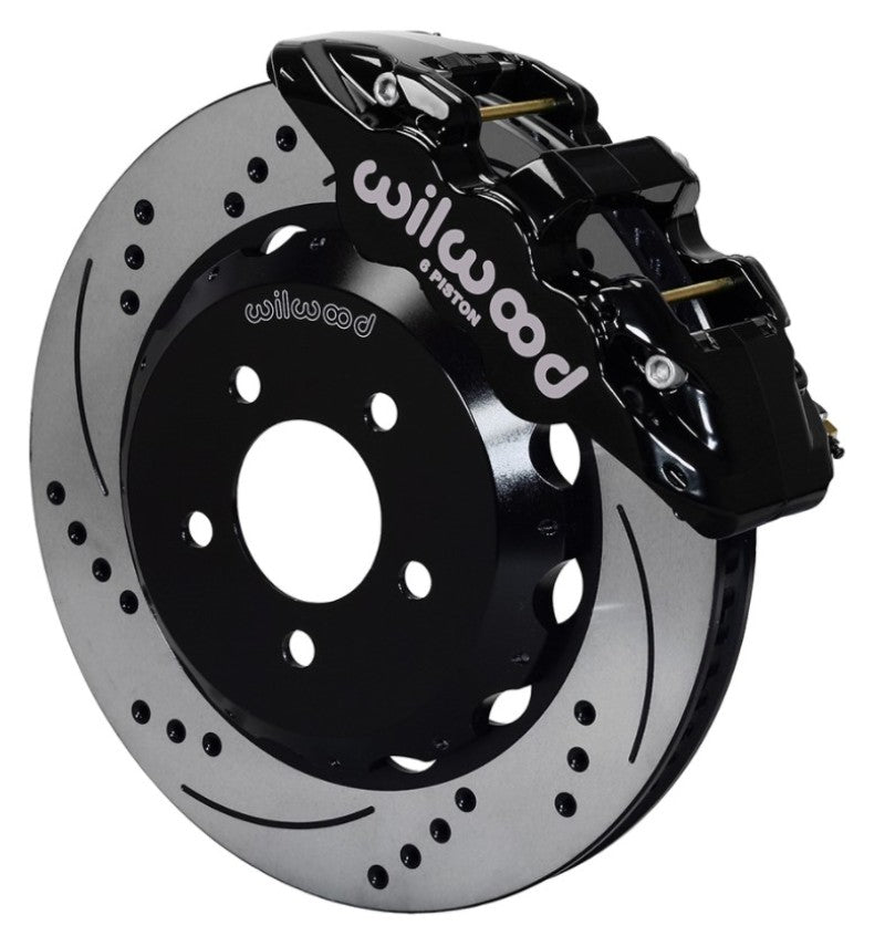 Wilwood AERO6 Front Hat Kit 15.00 Drilled 2016-Up Camaro w/Lines Wilwood