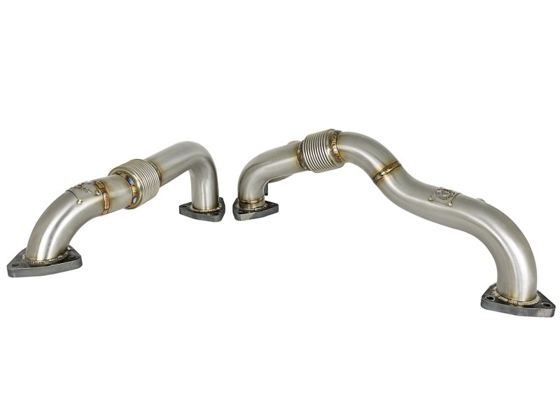 aFe Twisted Steel Header Up-Pipe 08-10 Ford Diesel Trucks V8-6.4L (td) - eliteracefab.com